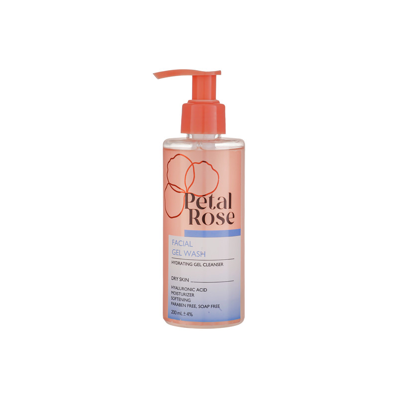 ژل شستشوی صورت پتال رز مدل Hydrating حجم 200 میلی لیتر