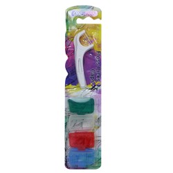 محافظ مسواک کانفیدنت مدل Floss Picks بسته 4 عددی